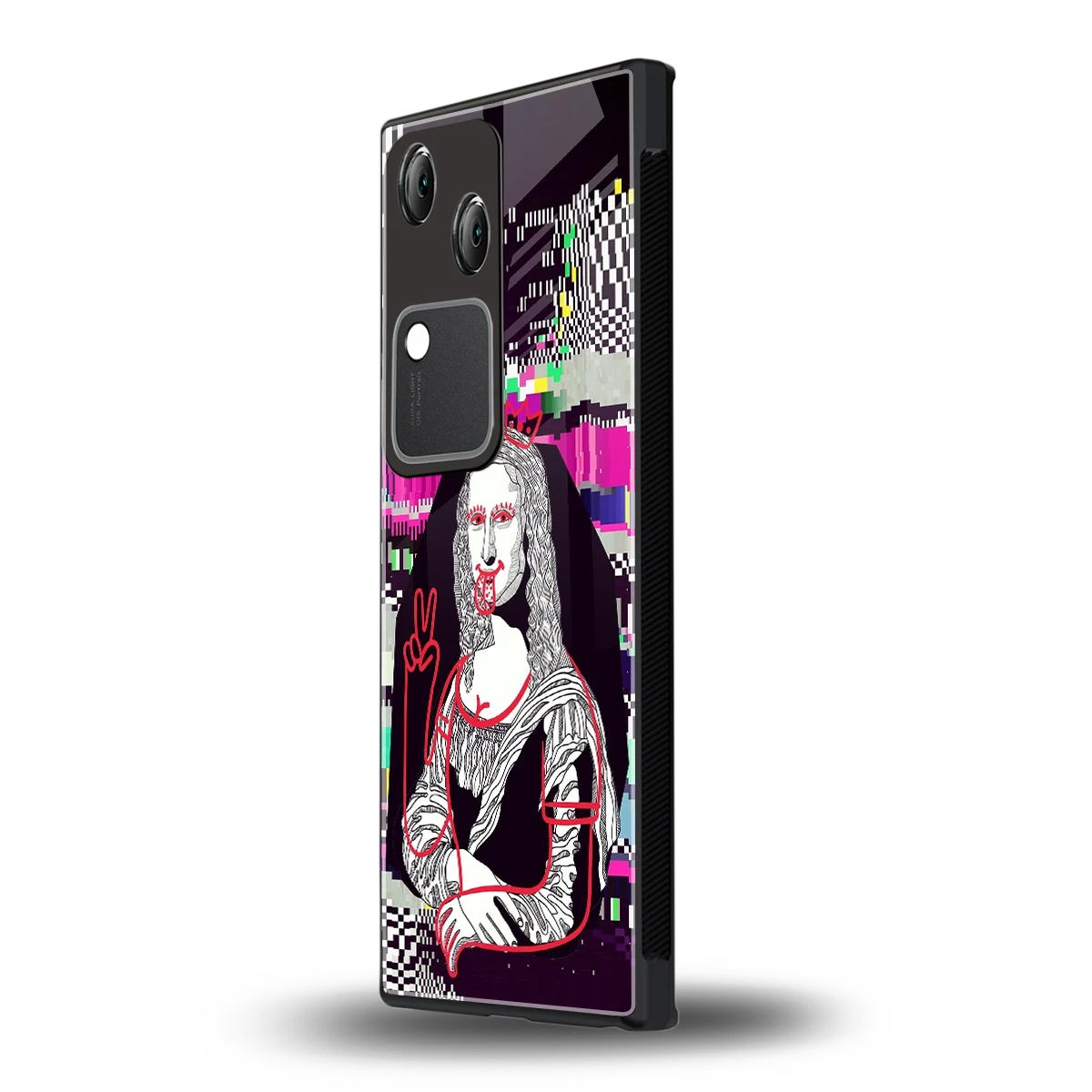 Mona Remix vivo v30 mobile cover | shockproof glass phone case