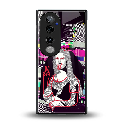 Mona Remix back phone cover | glass case for vivo v40 pro