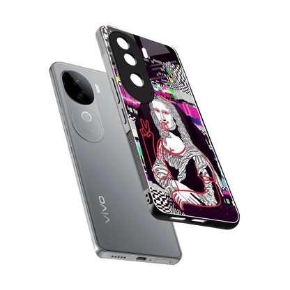 Mona Remix sleek vivo v40e cover with tempered glass back and TPU edges