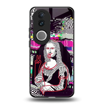 Mona Remix back phone cover | glass case for vivo v50