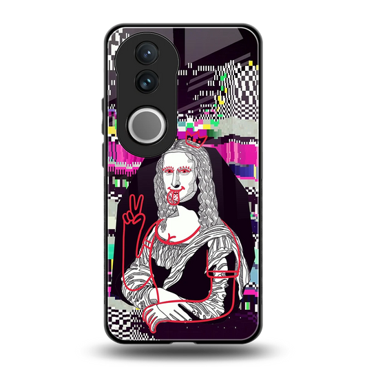 Mona Remix back phone cover | glass case for vivo v50