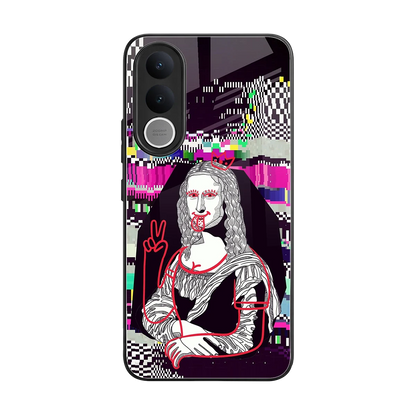 Mona Remix back phone cover | glass case for vivo v70 fe
