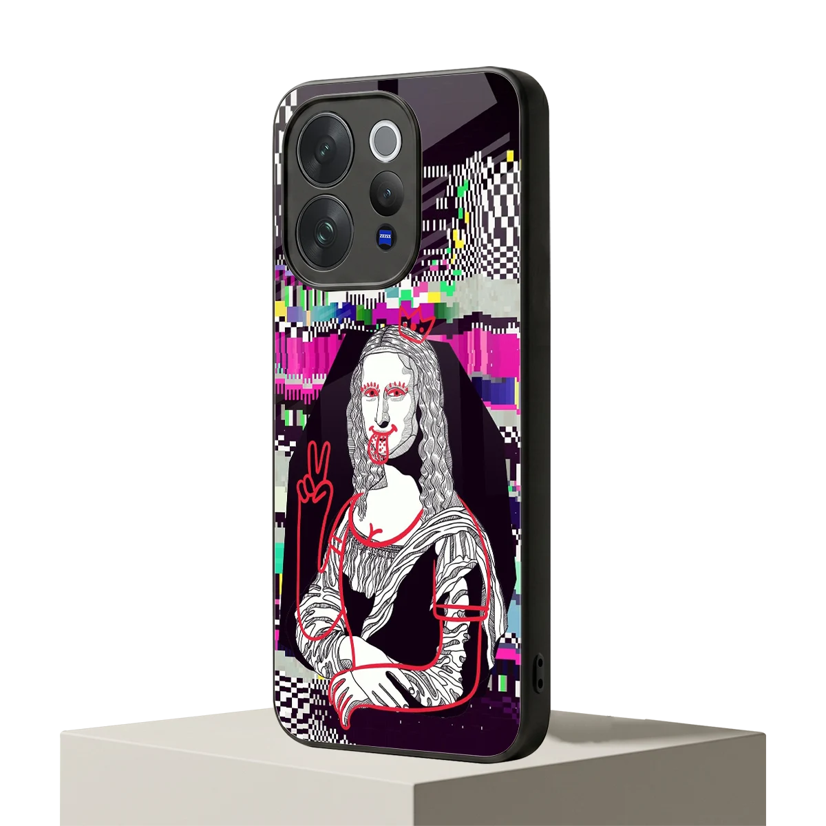 Mona Remix vivo v70 mobile cover | shockproof glass phone case
