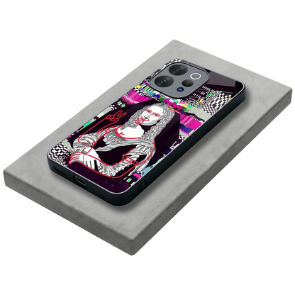 Mona Remix stylish phone case for vivo v70 | glossy glass and slim fit