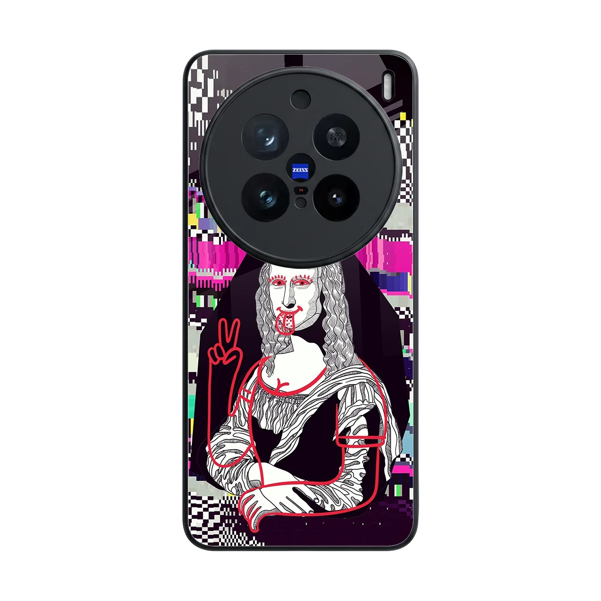 Mona Remix back phone cover | glass case for vivo x200 pro
