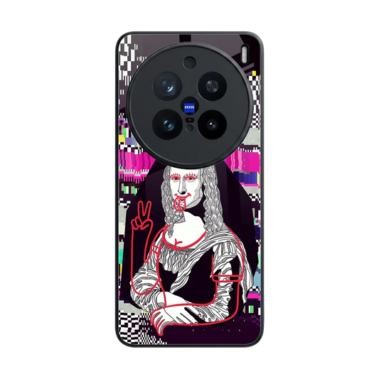 Mona Remix back phone cover | glass case for vivo x200 pro