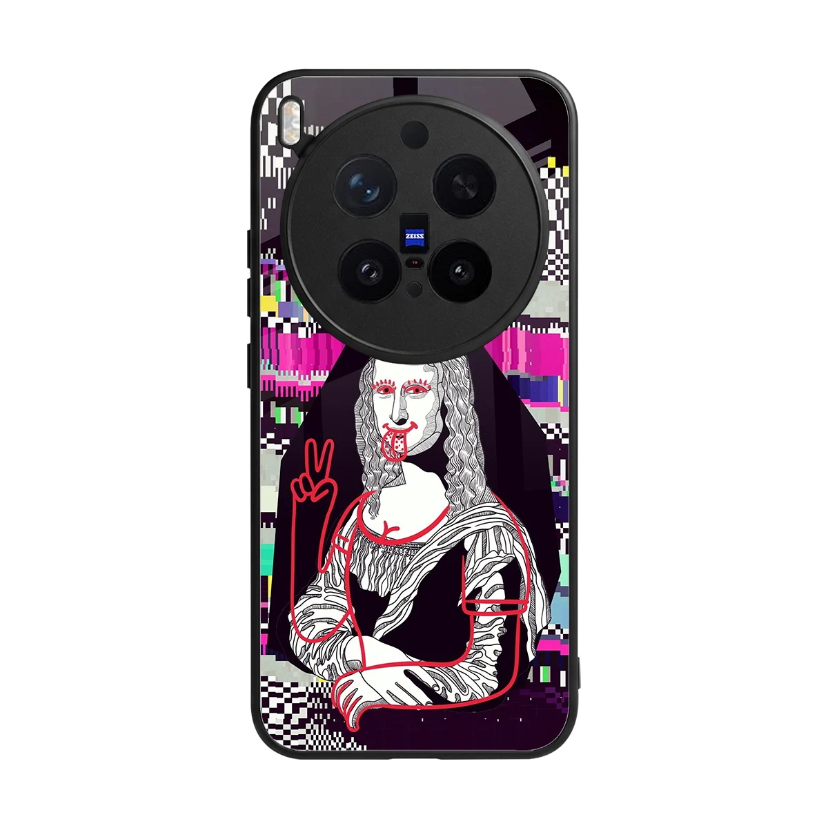 Mona Remix back phone cover | glass case for vivo x300 pro
