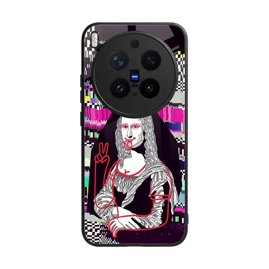 Mona Remix back phone cover | glass case for vivo x300 pro