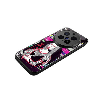 Mona Remix stylish phone case for vivo x300 pro | glossy glass and slim fit
