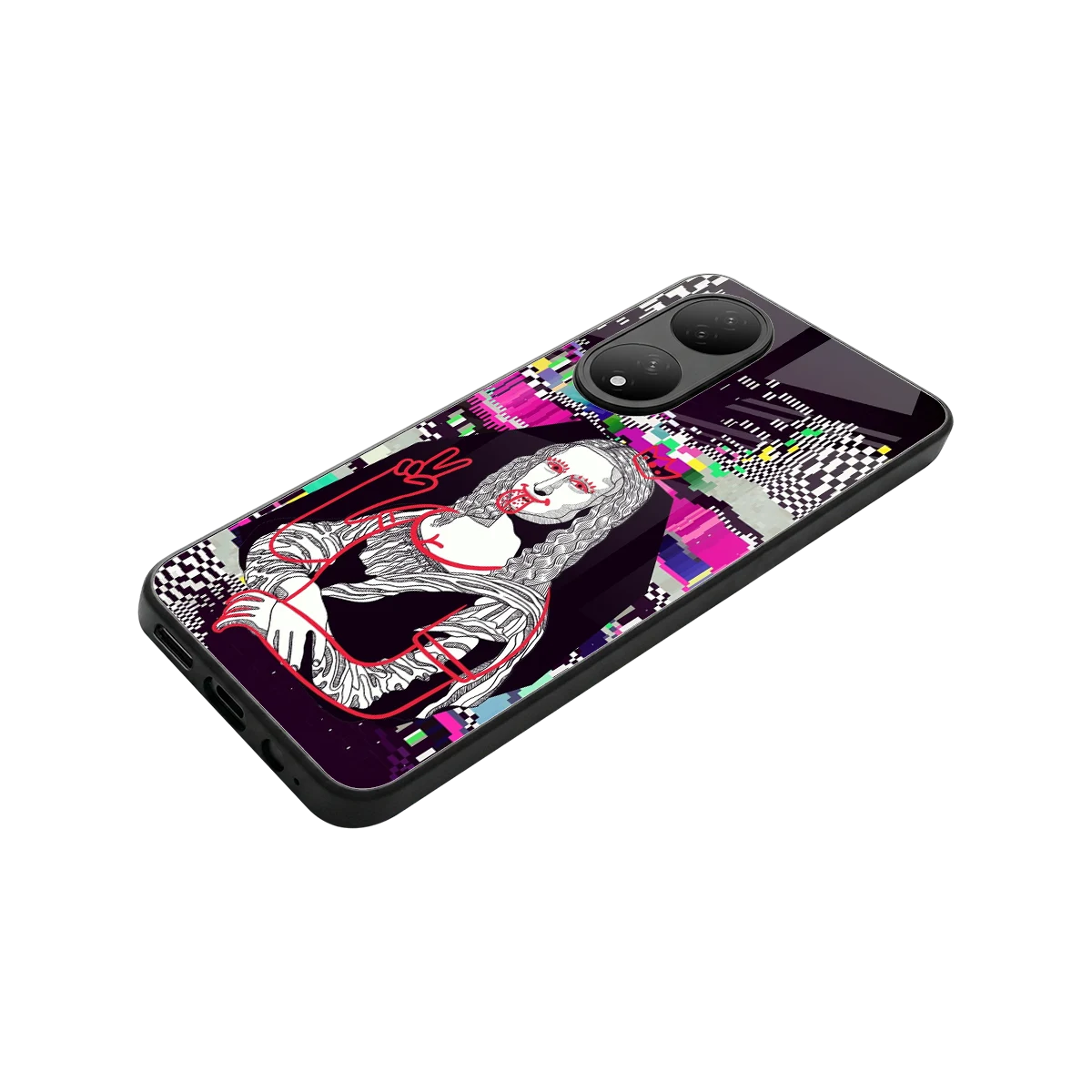 Mona Remix stylish phone case for Vivo-y100 | glossy glass and slim fit