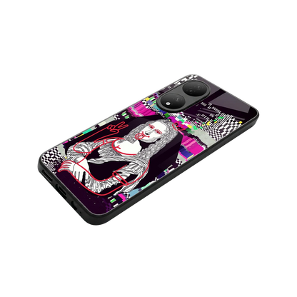 Mona Remix stylish phone case for Vivo-y100 | glossy glass and slim fit
