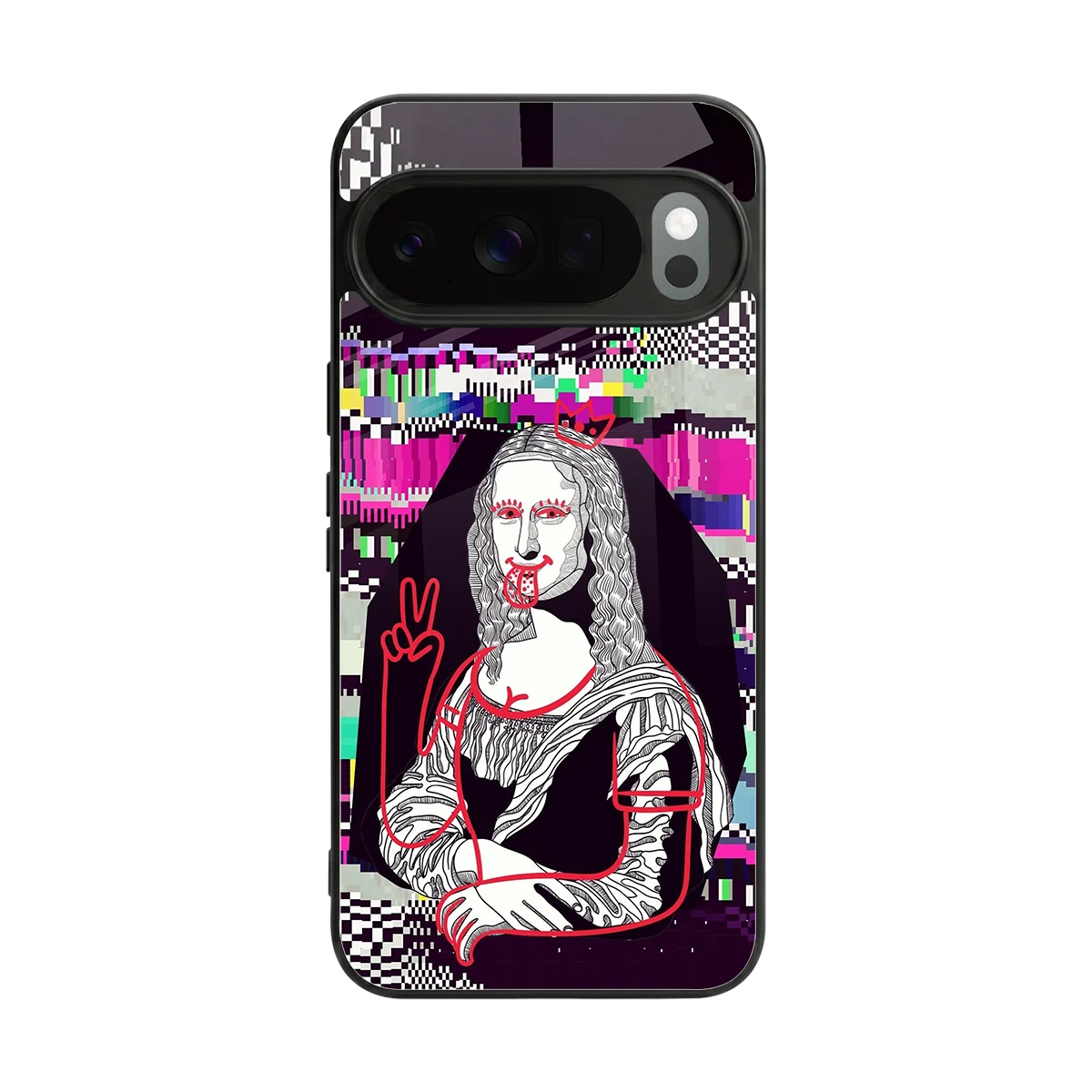 Mona Remix back phone cover | glass case for google pixel 10 pro