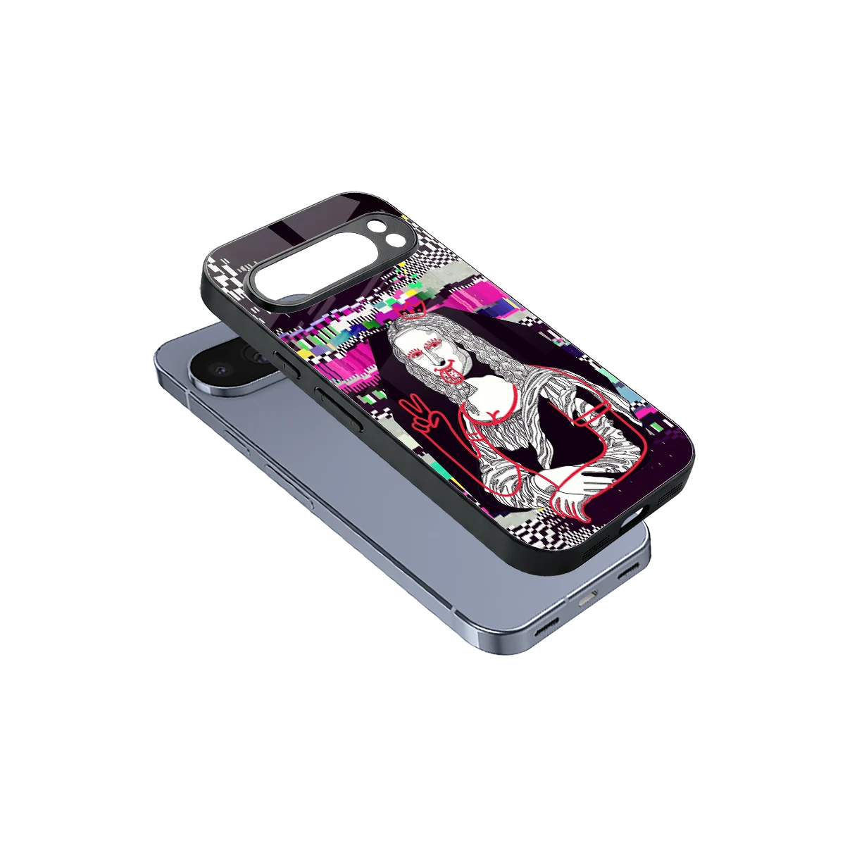 Mona Remix sleek google pixel 10 pro cover with tempered glass back and TPU edges