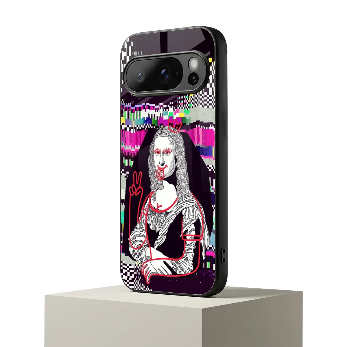 Mona Remix google pixel 10 pro mobile cover | shockproof glass phone case