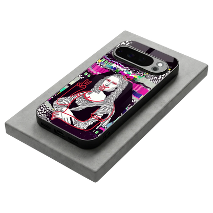 Mona Remix stylish phone case for google pixel 10 pro | glossy glass and slim fit