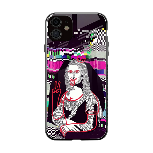 Mona Remix back phone cover | glass case for iphone 12