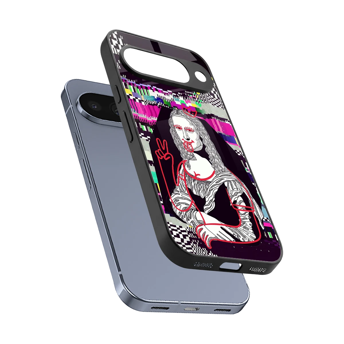 Mona Remix sleek google pixel 10 cover with tempered glass back and TPU edges