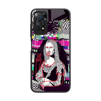 Mona Remix back phone cover | glass case for redmi note 11 pro