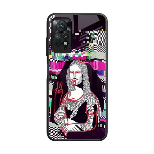 Mona Remix back phone cover | glass case for redmi note 11 pro