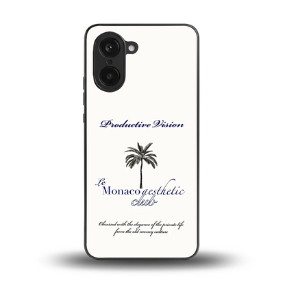 Monaco Aesthetic back phone cover | glass case for oneplus nord ce5 5g