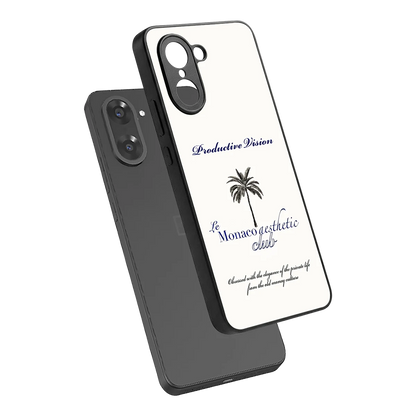 Monaco Aesthetic sleek oneplus nord ce5 5g cover with tempered glass back and TPU edges