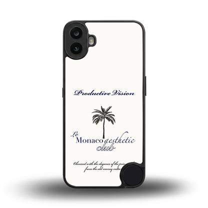 Monaco Aesthetic back phone cover | glass case for cmf nothing phone 1