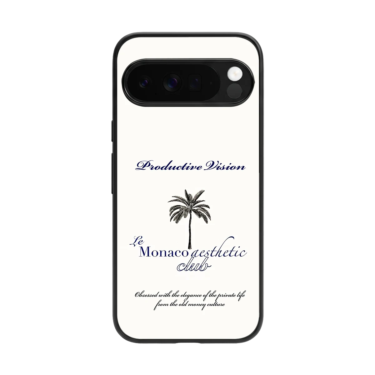 Monaco Aesthetic back phone cover | glass case for google pixel 10 pro xl
