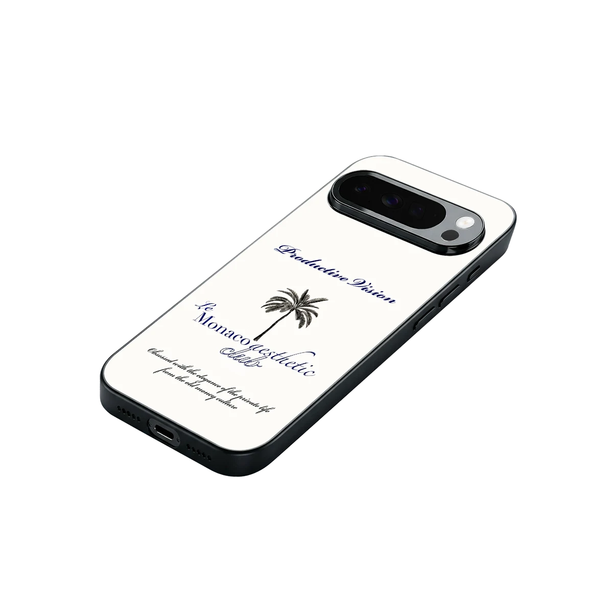 Monaco Aesthetic stylish phone case for google pixel 10 pro xl | glossy glass and slim fit