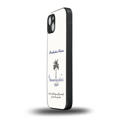 Monaco Aesthetic iphone 13 mobile cover | shockproof glass phone case