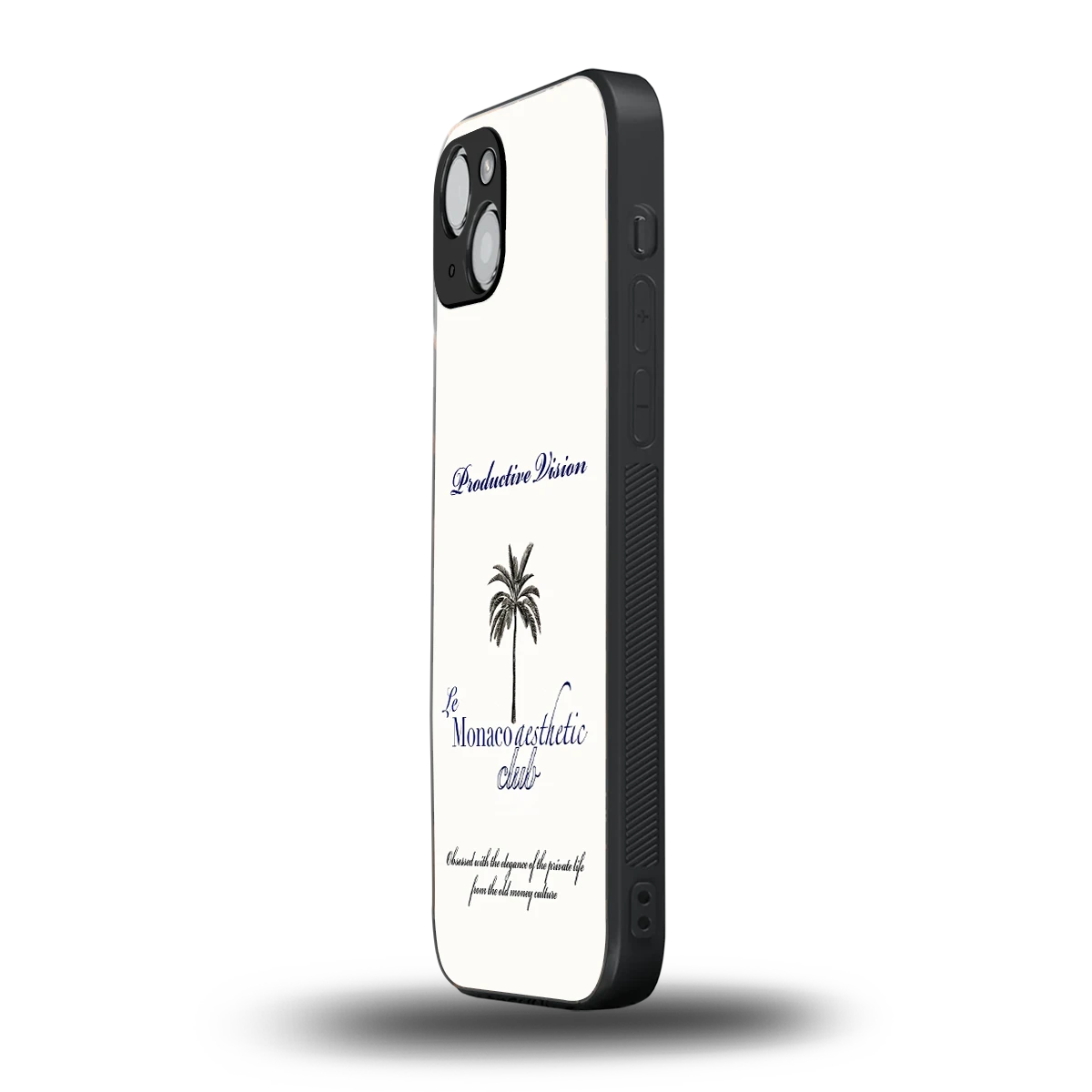 Monaco Aesthetic iphone 15 plus mobile cover | shockproof glass phone case