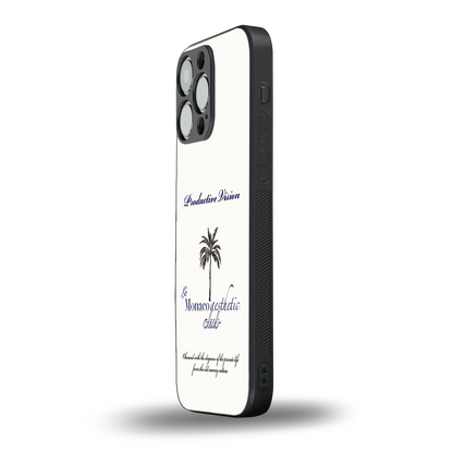 Monaco Aesthetic iphone 15 pro max mobile cover | shockproof glass phone case