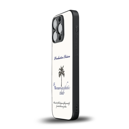 Monaco Aesthetic iphone 15 pro mobile cover | shockproof glass phone case