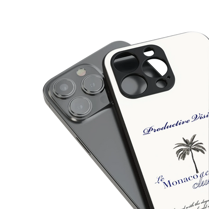 Monaco Aesthetic stylish phone case for iphone 13 | glossy glass and slim fit