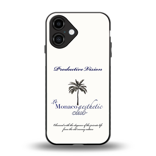 Monaco Aesthetic Phone Case for Iphone 16 | Glass Case