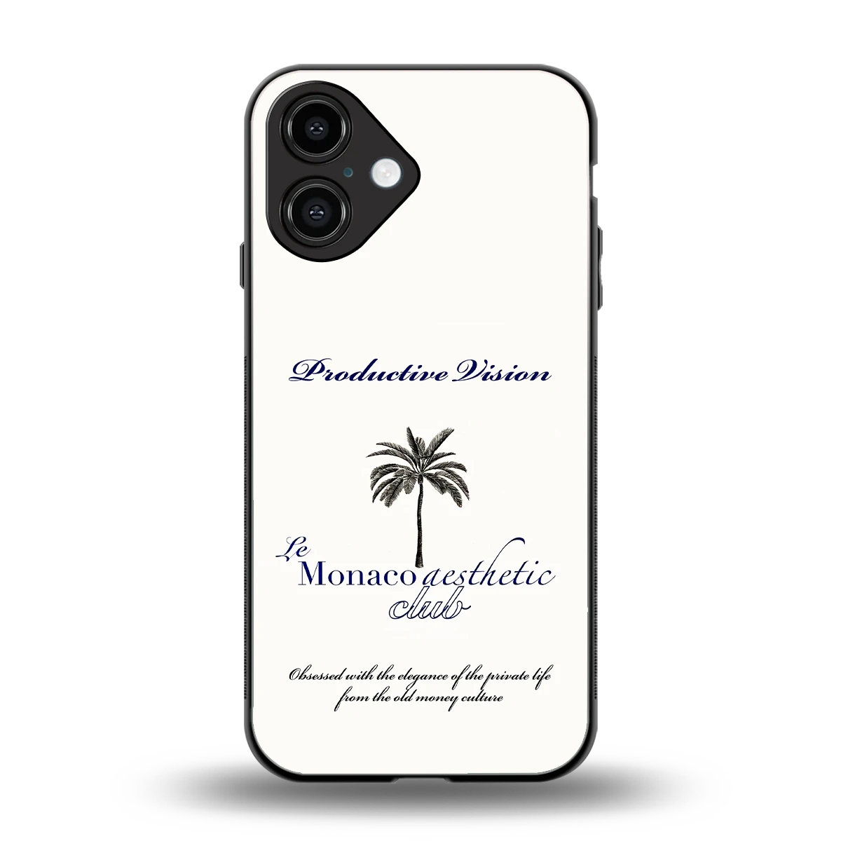 Monaco Aesthetic back phone cover | glass case for iphone 16