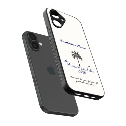 Monaco Aesthetic Phone Case for Iphone 16 | Glass Case