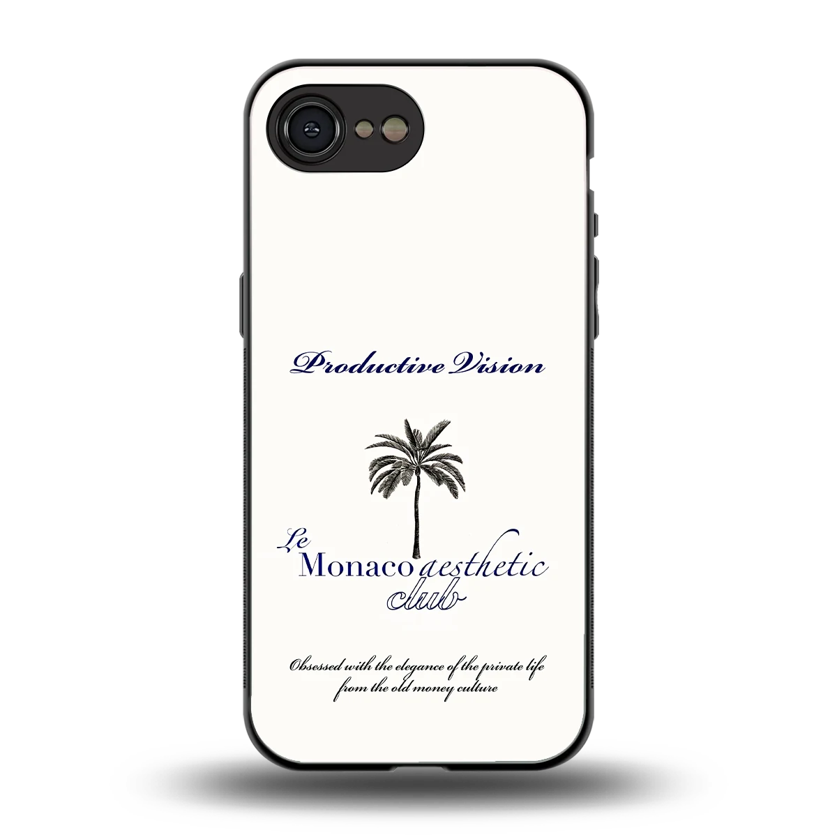 Monaco Aesthetic back phone cover | glass case for iphone 17e