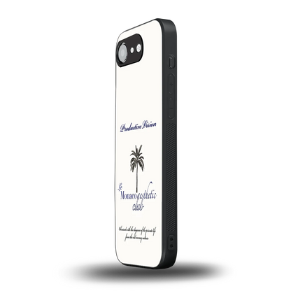 Monaco Aesthetic iphone 16e mobile cover | shockproof glass phone case