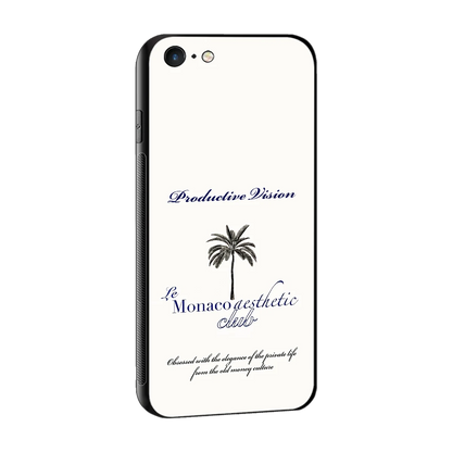Monaco Aesthetic sleek iphone 6 cover with tempered glass back and TPU edges