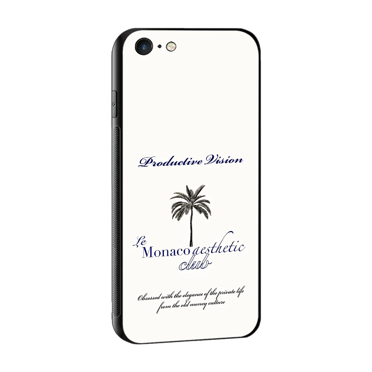 Monaco Aesthetic sleek iphone 6s cover with tempered glass back and TPU edges