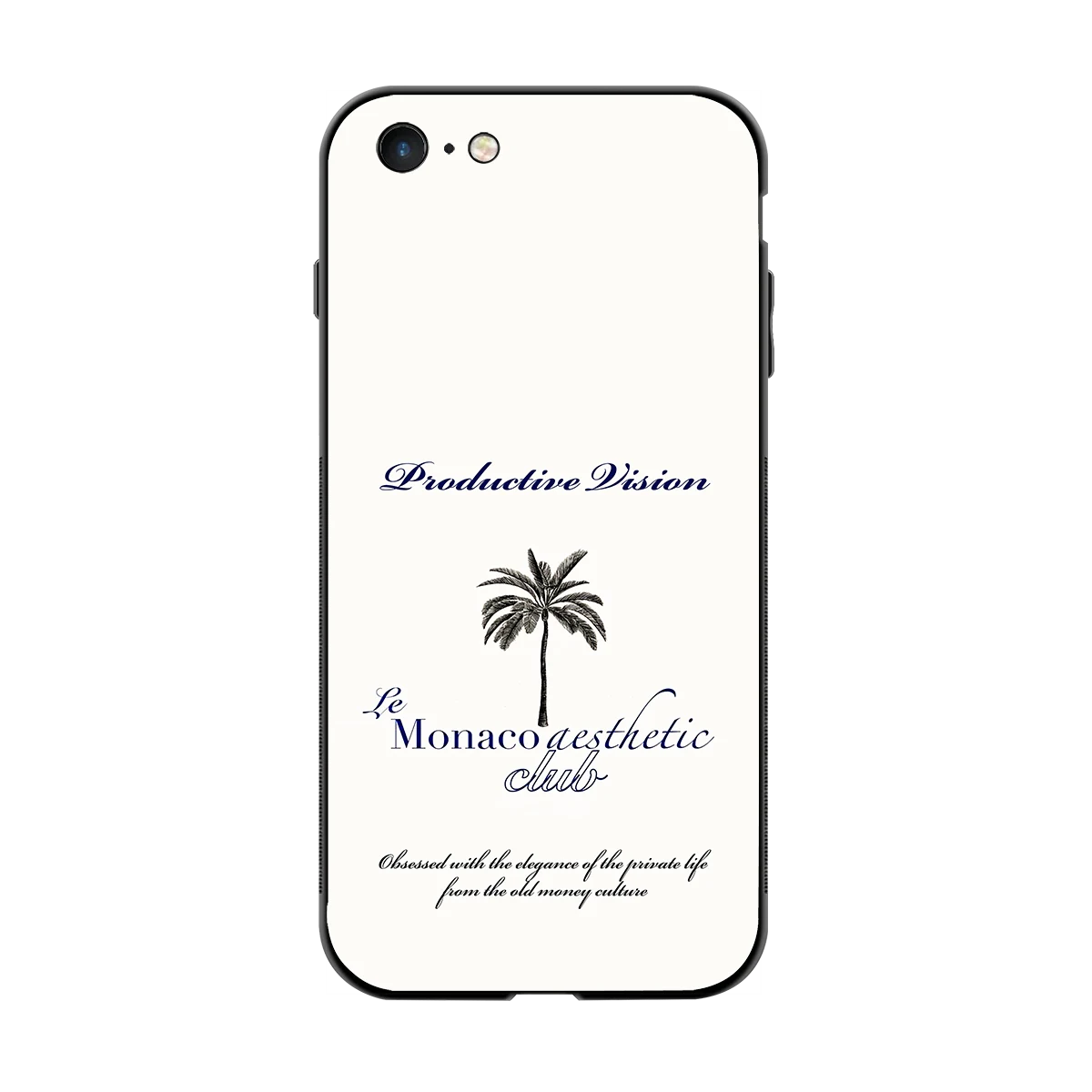 Monaco Aesthetic back phone cover | glass case for iphone 6