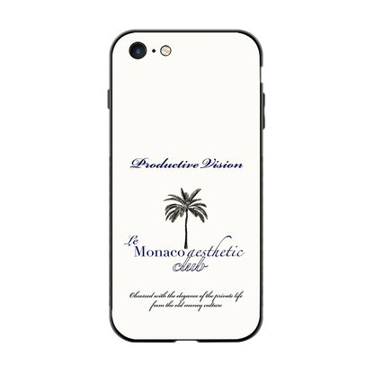 Monaco Aesthetic back phone cover | glass case for iphone 6