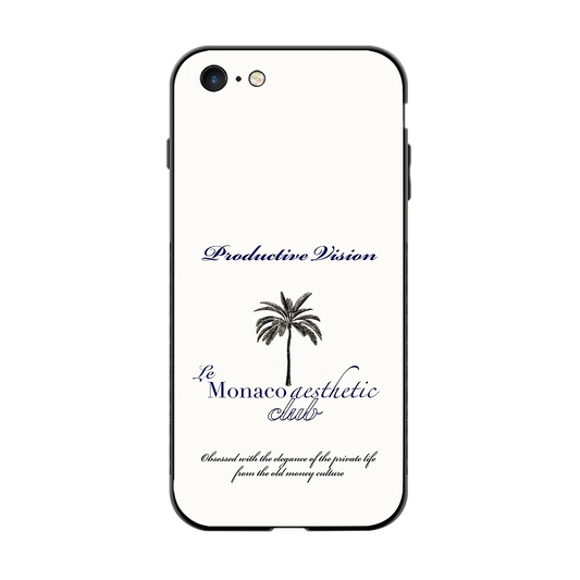 Monaco Aesthetic back phone cover | glass case for iphone 6s plus