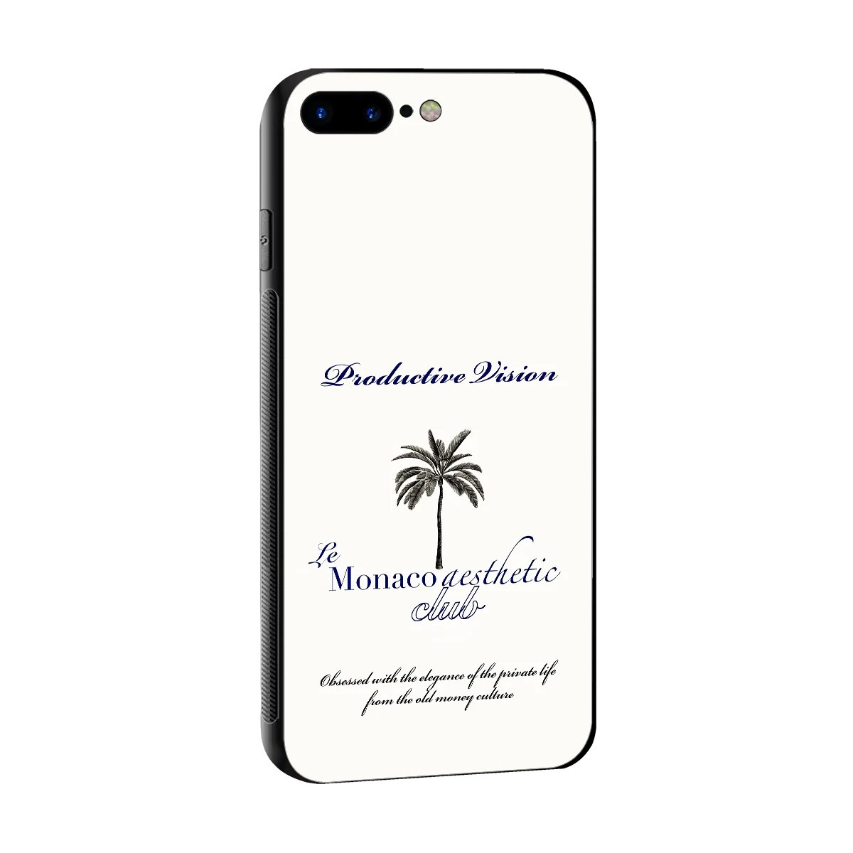 Monaco Aesthetic sleek iphone 8 plus cover with tempered glass back and TPU edges