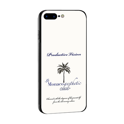 Monaco Aesthetic sleek iphone 8 plus cover with tempered glass back and TPU edges