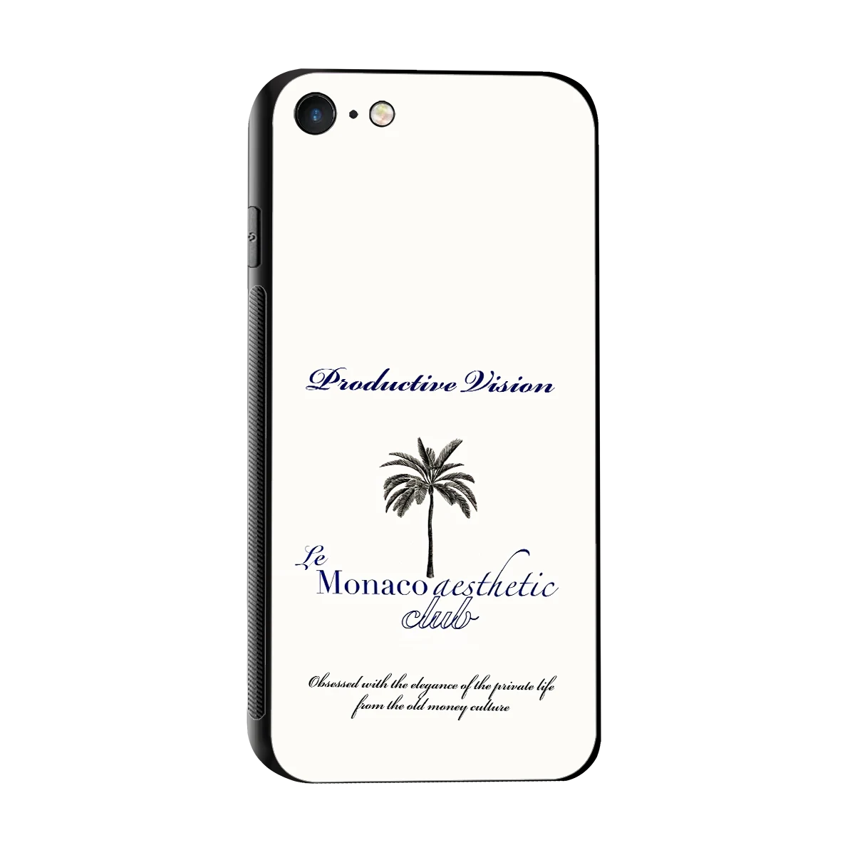 Monaco Aesthetic sleek iphone 7 cover with tempered glass back and TPU edges