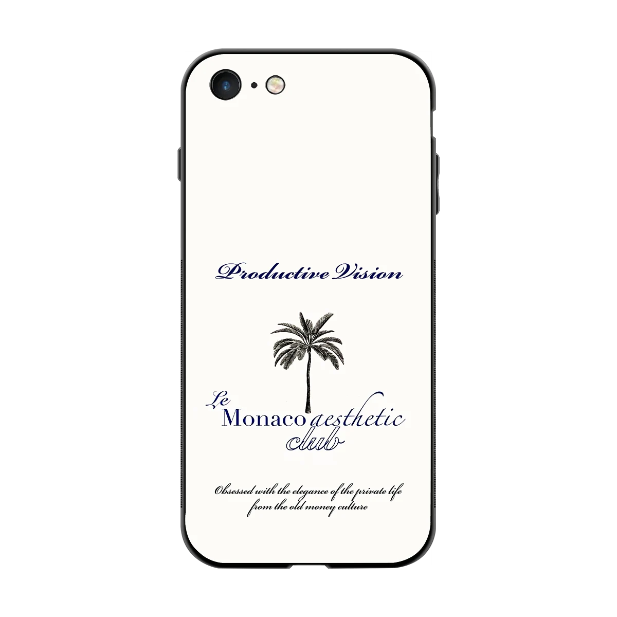 Monaco Aesthetic back phone cover | glass case for iphone 7
