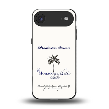 Monaco Aesthetic back phone cover | glass case for iphone air
