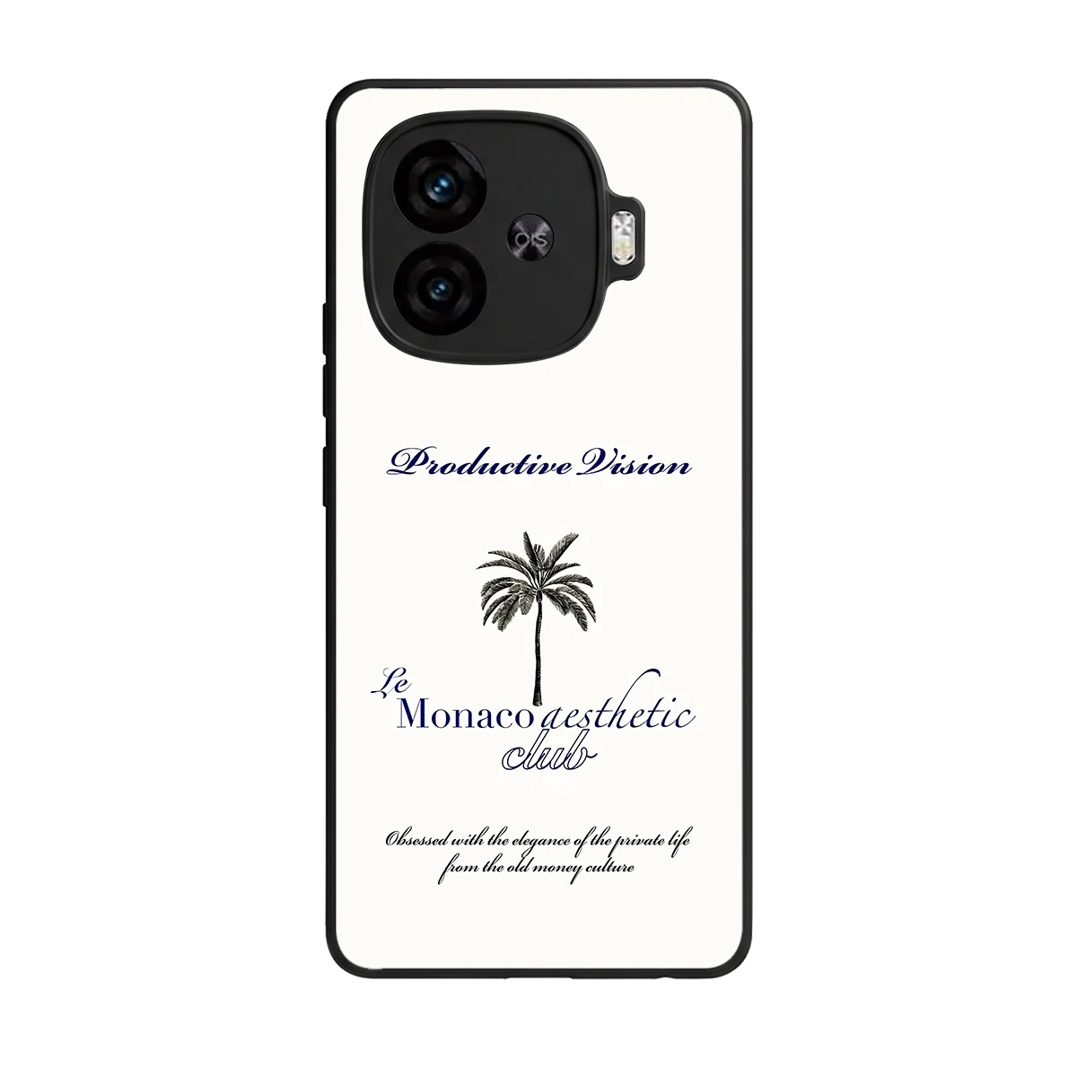 Monaco Aesthetic back phone cover | glass case for iqoo neo 10r 5g