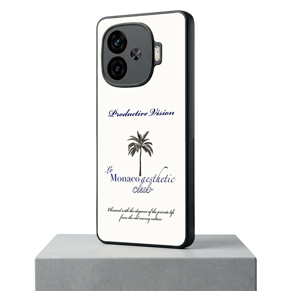 Monaco Aesthetic iqoo neo 10r 5g mobile cover | shockproof glass phone case